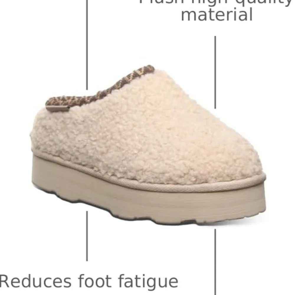 BEARPAW Snuggle Martis Youth Oat Size 4 | Youth's Slipper | Youth's Shoe | New